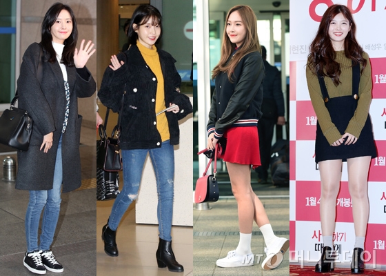 왼쪽부터 소녀시대 윤아, 가수 아이유, 제시카, 배우 김유정 /사진=뉴스1, 머니투데이DB