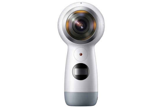삼성전자가 '갤럭시S8' 시리즈와 함께 공개한 VR 촬영기기 '기어 360' 신제품. /사진제공=삼성전자.