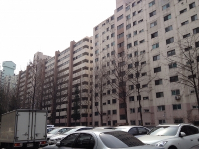 서울 영등포구 당산로42(당산동) 상아·현대아파트 재건축사업 전경. / 사진 = 이재윤 기자