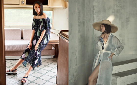 (왼쪽부터)구호, 르베이지 리조트 컬렉션/사진제공=삼성물산 패션부문