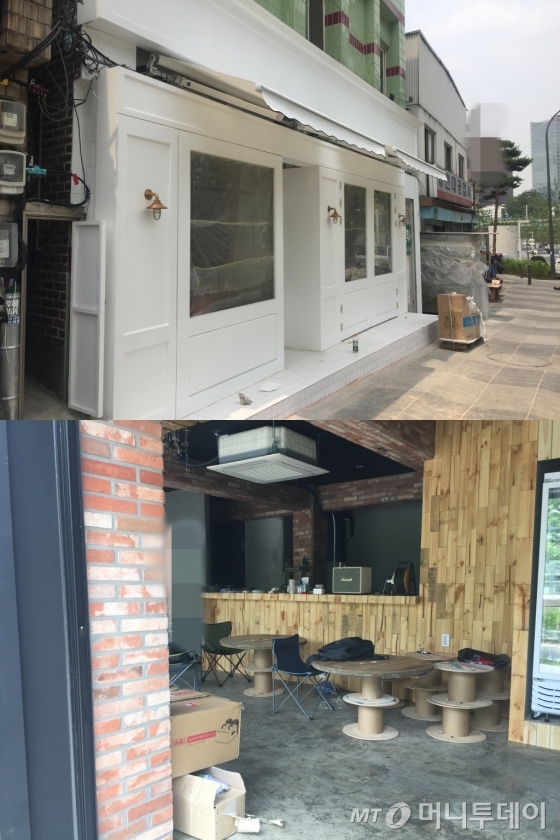 새로운 카페, 식당이 들어서고 있는 만리동 일대. /사진=남궁민 기자