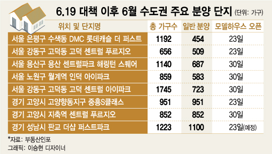 '6·19' 타넘는 분양시장…서울, 경쟁률 다소 낮아지겠지만