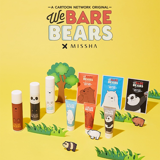 위 베어 베어스(We BARE BEARS) 에디션/사진제공=미샤