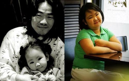 가수 김광석의 딸 김서연양의 2006년 10월 당시(15살)의 모습.(오른쪽) /사진=뉴시스
