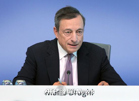 마리오 드라기 유럽중앙은행(ECB) 총재/AFPBBNews=뉴스1