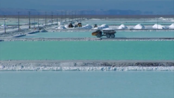 칠레의 리튬 생산지. /사진=SQM 소개 화면 갈무리
