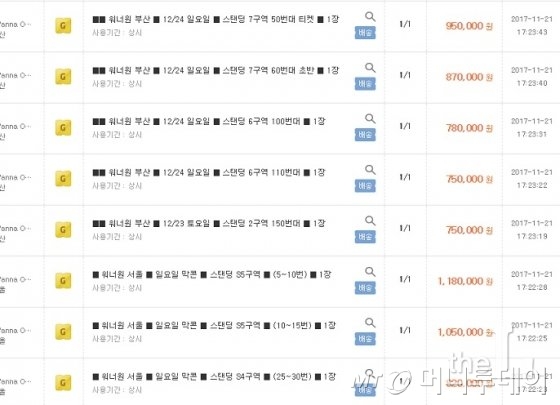 "11만원 아이돌 콘서트 티켓이 110만원"…왜?