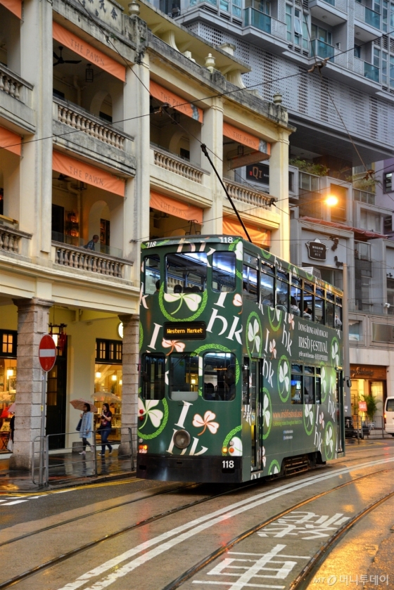 홍콩의 도심 구석구석을 탐방할 수 있는 명물 '트램'. /사진제공=홍콩관광청
