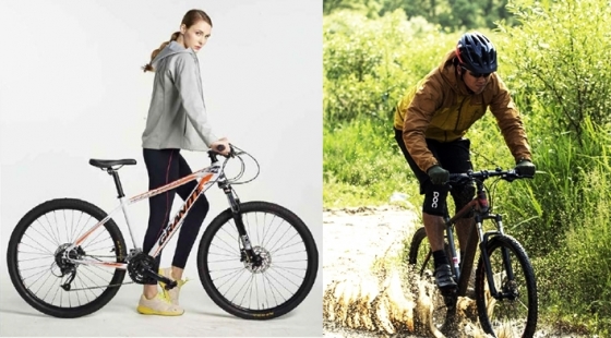 알톤스포츠의 '그라니트'(왼쪽)와 삼천리자전거의 '아팔란치아' / 사진제공=알톤스포츠, 삼천리자전거