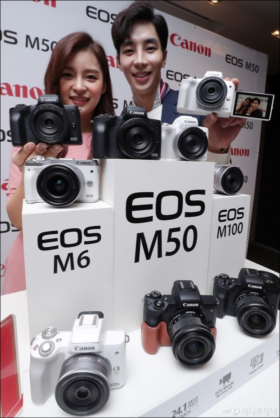 [사진]캐논, 4K 영상 미러리스 'EOS M50' 출시