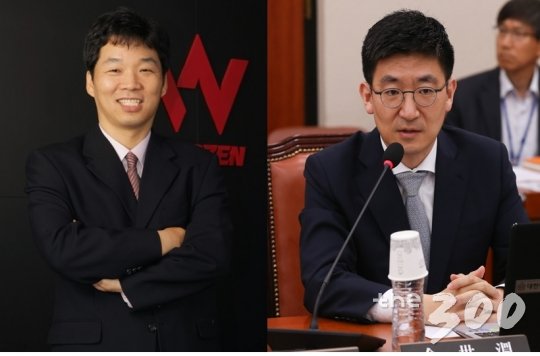 김병관 더불어민주당의원(좌)과 김세연 자유한국당 의원(우)