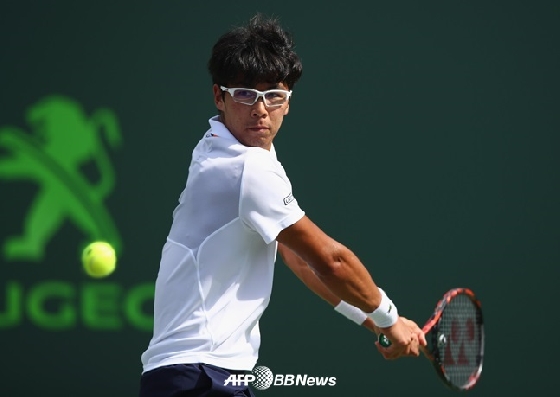 테니스 남자 단식 세계랭킹 21위에 자리한 정현. /AFPBBNews=뉴스1<br>
<br>
