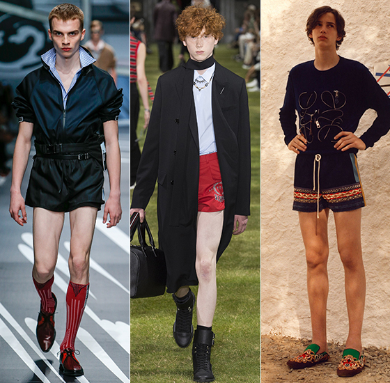 Prada, Dior homme, Loewe 2018 S/S Menswear/사진=각 브랜드