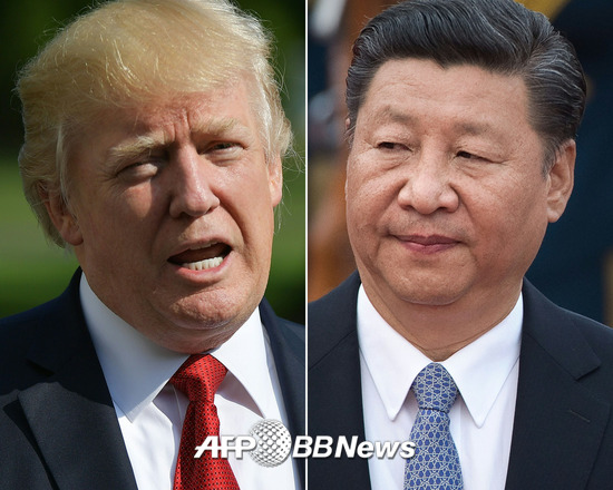 도널드 트럼프 미국 대통령(왼쪽)과 시진핑 중국 국가 주석. /AFPBBNews=뉴스1