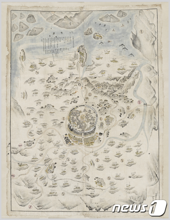 [사진]19세기 전라도 무장현 지도