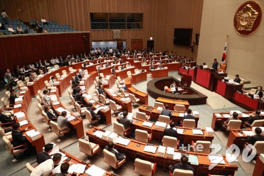 21일 오전 서울 여의도 국회에서 예산결산특별위원회 전체회의가 진행되고 있다. 