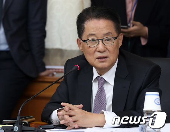 박지원 민주평화당 의원. 2018.10.11/뉴스1 © News1 박세연 기자