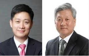 홍범식 LG 경영전략팀장(사진 왼쪽)과 김형남 자동차부품팀장. /사진=LG