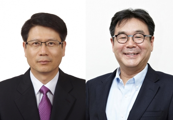장우영 제이에이에스(JAS) 대표(왼쪽), 김성호 코스파(KOSPA) 대표/사진제공=애경그룹
