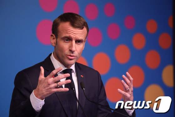 에마뉘엘 마크롱 대통령. © AFP=뉴스1