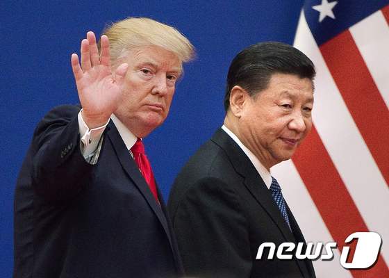 도널드 트럼프 미국 대통령(왼쪽)과 시진핑 중국 국가주석. © AFP=뉴스1
