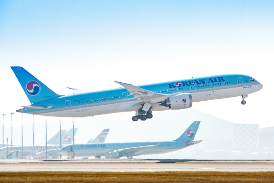 꿈의 항공기로 불리는 '보잉 787-9' 자료사진/사진제공=대한항공