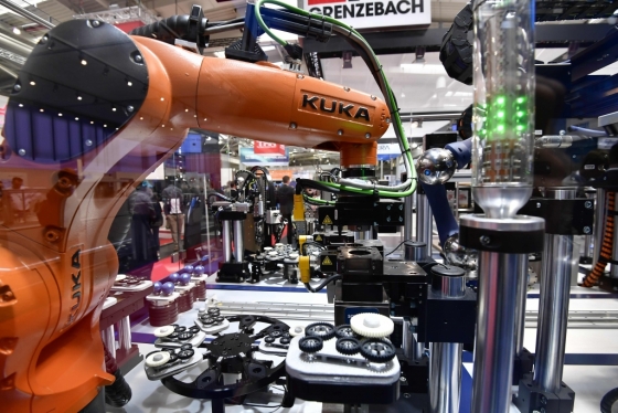 중국 기업이 인수한 독일의 로봇 생산 기업 '쿠카' 제품. /AFPBBNews=뉴스1