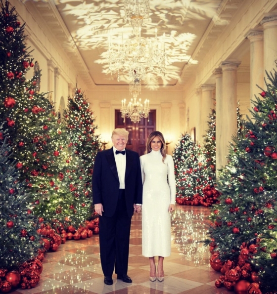 도널드 트럼프 미국 대통령과 영부인 멜라니아 트럼프. /사진=멜라니아 트럼프 트위터