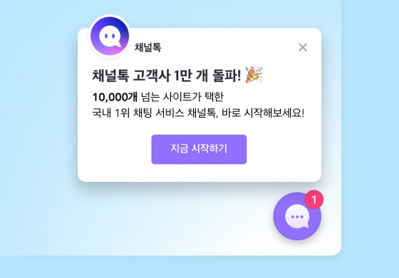 실시간 채팅상담 '채널톡', 고객사 1만곳 돌파