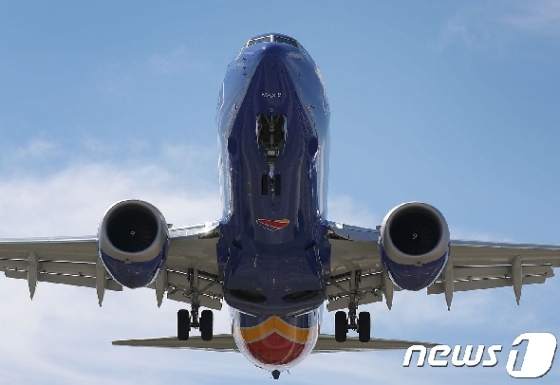 미국 보잉사의  737 맥스 8 여객기. © AFP=뉴스1