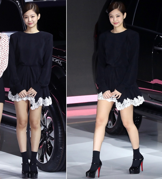 서울모터쇼 참석한 블랙핑크…패션 보니 '러블리'