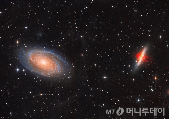 /M81, M82_&lt;br&gt;&lt;br&gt; (M81)  ̿ ð (M82)   Կ ũߴ/=õ