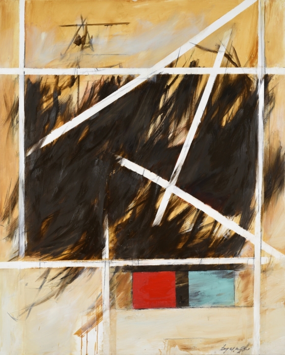 'Ÿ'(Metaphor), 2018, Oil on canvas, 162.2x130.3cm. /=Ʈ