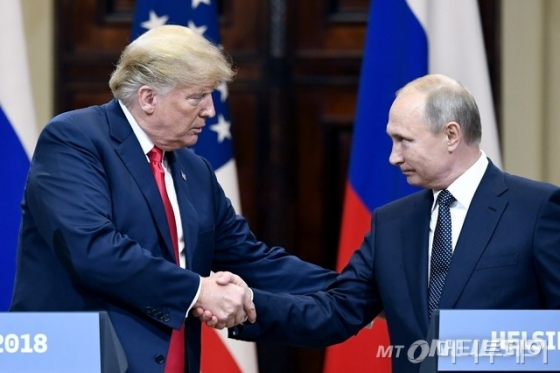 도널드 트럼프 미국 대통령과 블라디미르 푸틴 러시아 대통령
