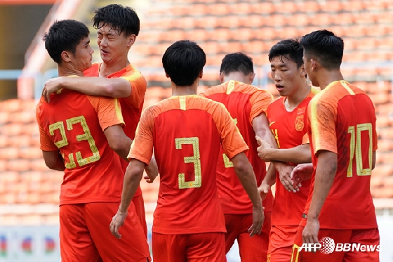 중국 남자축구.  / 사진=AFPBBNews=뉴스1