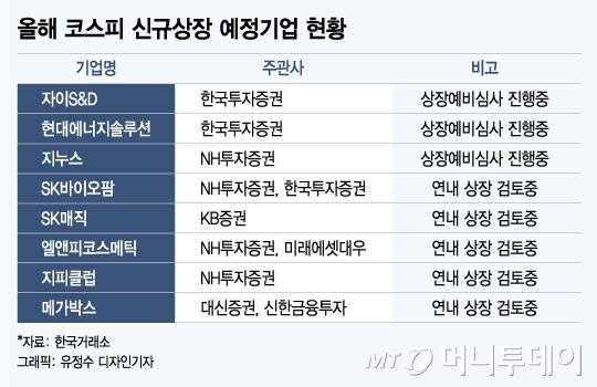 코스피 '대어' 돌아오나…대기업계열·화장품 IPO '주목'