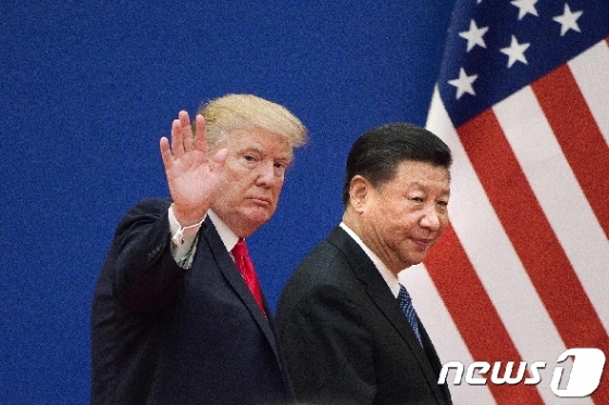 도널드 트럼프 미국 대통령과 시진핑 중국 국가주석. © AFP=뉴스1