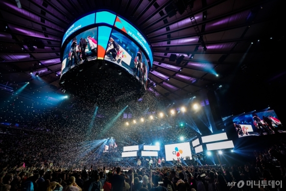 6∼7일(현지시간) 미국 뉴욕 맨해튼 매디슨스퀘어가든에서 열린 '케이콘(KCON) 뉴욕 2019' K팝 콘서트/ 사진=CJ E&M