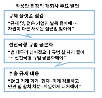 박용만 "日규제 기업 대응책 전폭지원, 민관 함께 대처해야"