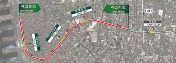 철도시설공단이 수주한 마닐라 LRT-2 서부연장선 렉토~제4부두간 3km, 3개역사 건설사업 설계 및 감리