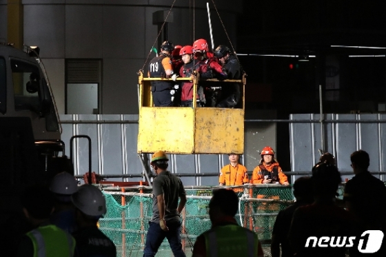[사진] 목동 펌프장 수몰사고 실종자 2명, 시신으로 발견