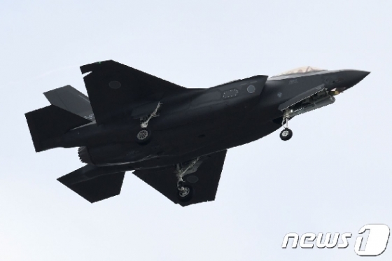 일본 항공자위대의 F-35 전투기.(자료사진) © AFP=뉴스1
