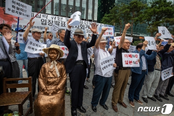 [사진] 독립선열 후손들 '잊지 않는다 치욕의 역사'