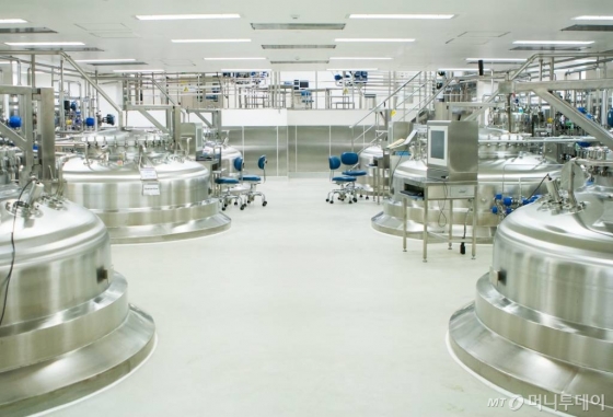셀트리온 2공장 배양공정실 전경. 바이오의약품 생산의 핵심 설비다./사진=셀트리온