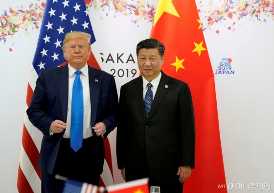 도널드 트럼프 미 대통령(오른쪽)과 시진핑 중국 국가주석./사진=로이터.
