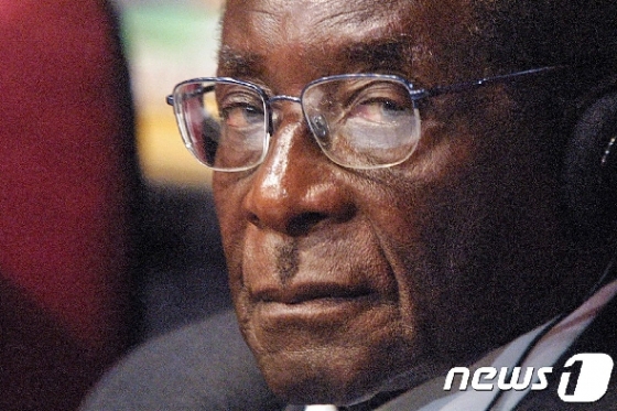 로버트 무가베 전 짐바브웨 대통령. <자료사진> © AFP=뉴스1