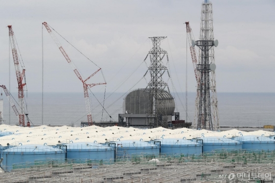 일본이 보관 중인 후쿠시마 방사성 오염수. /사진=AFP.