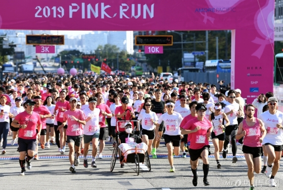 [사진]'2019 핑크런 마라톤 대회'