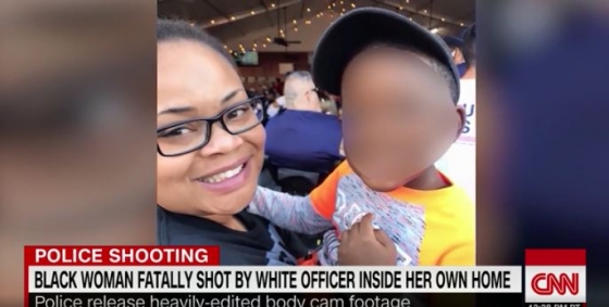 미국 텍사스주 포트워스에서 백인 경찰관이 쏜 총에 맞아 숨진 흑인 여성 아타티아나 코퀴스 제퍼슨(28) /사진=CNN 캡처