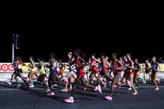 지난달 27일(현지시간) 카타르 도하에서 열린 세계육상선수권대회 여자부 마라톤. /사진=AFP